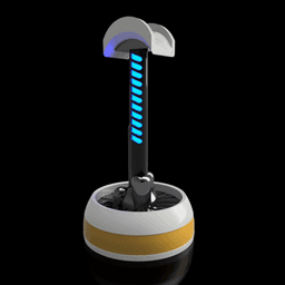 Fallout Institute Headphone Stand 3d model
