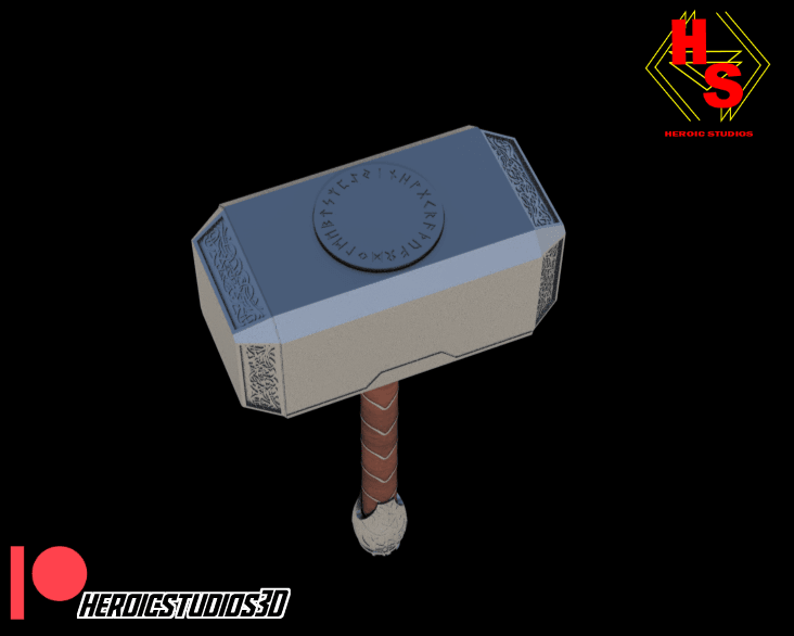 Mjolnir Full Prop 3d model