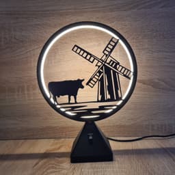 LED Ring Lamp 3d model