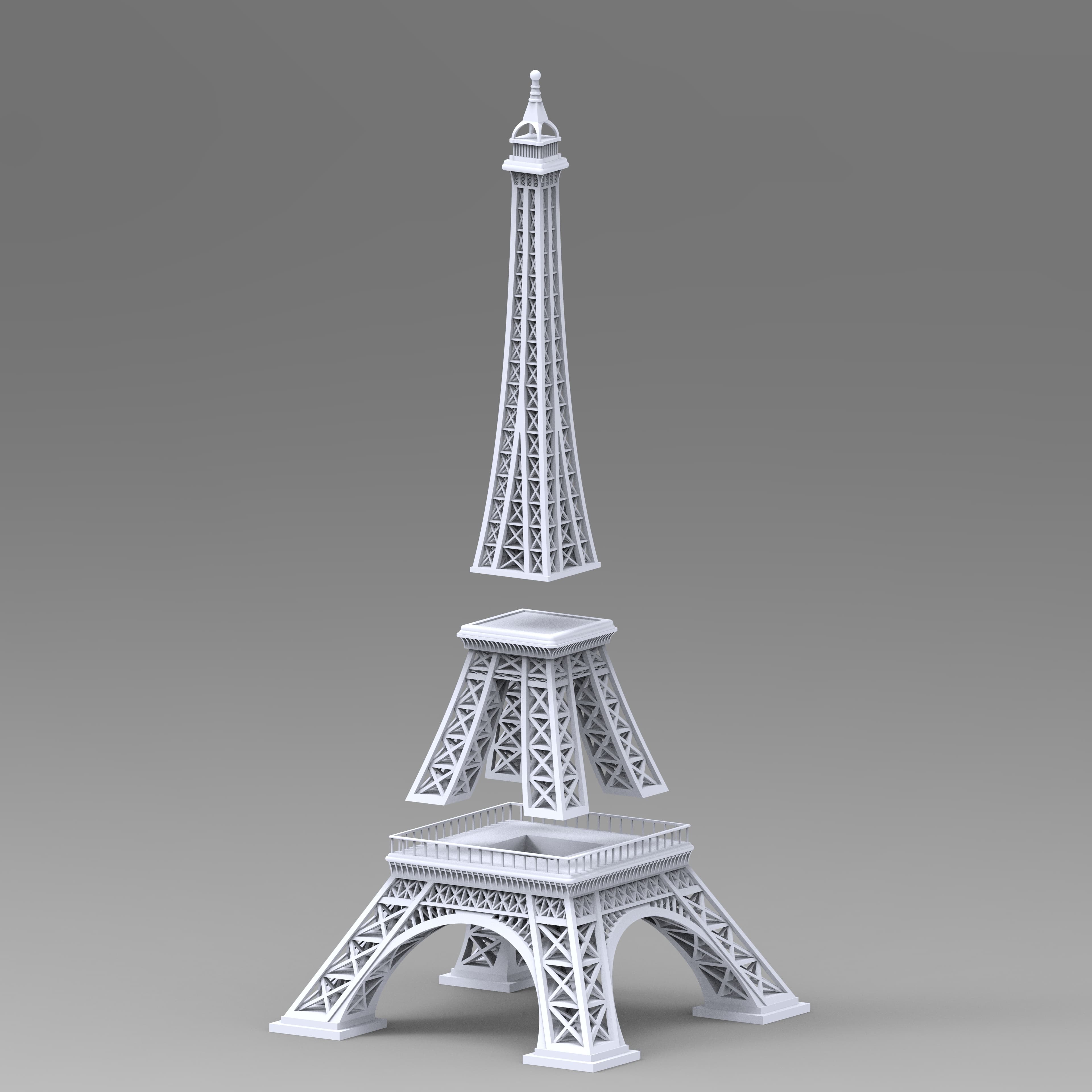 Eiffel Tower 3D Printable model 3d model