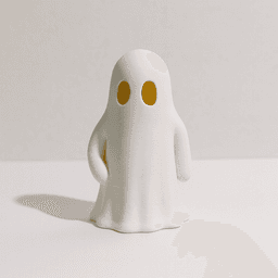 FRIENDLY GHOST TRIO (TEALIGHT COMPATIBLE) / HALLOWEENDECOR 3d model