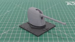 Mk45 Mod2 Naval Deck Gun 3D Print 3d model