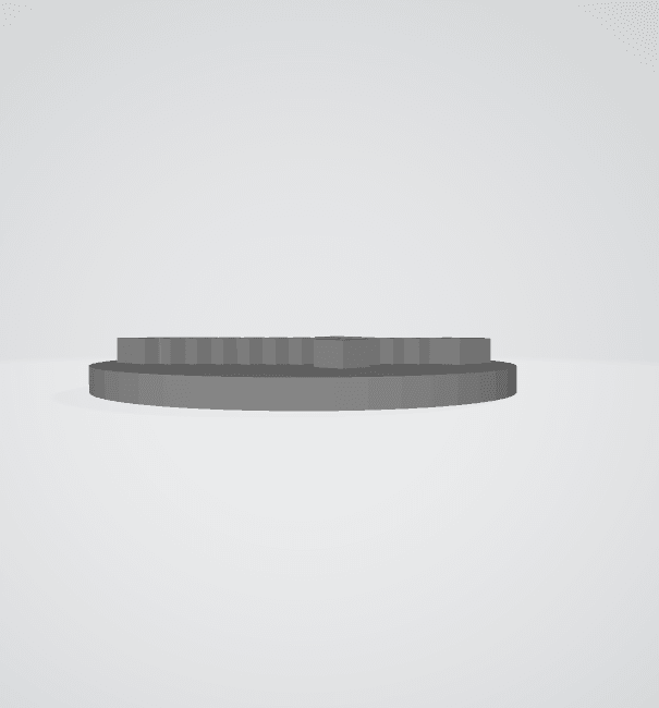 Minecraft Sword Stamp 3d model