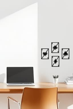 Cards Wall Art, Wall Decor, Home Decor 3d model