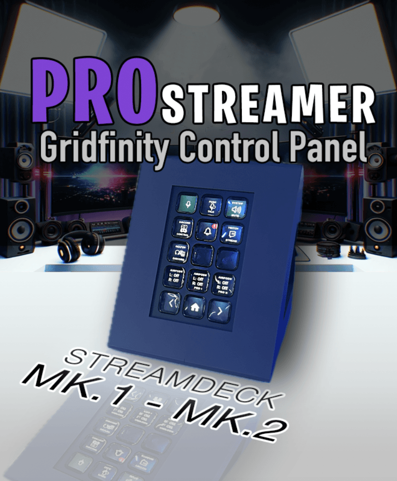 Pro Streamer - Stream Deck MK1/MK2 Control Panel  3d model