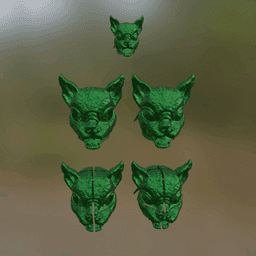 Imp Head Cat Helmet from Elden Ring 3d model