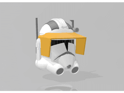 Animated Commander Cody Helmet 3d model