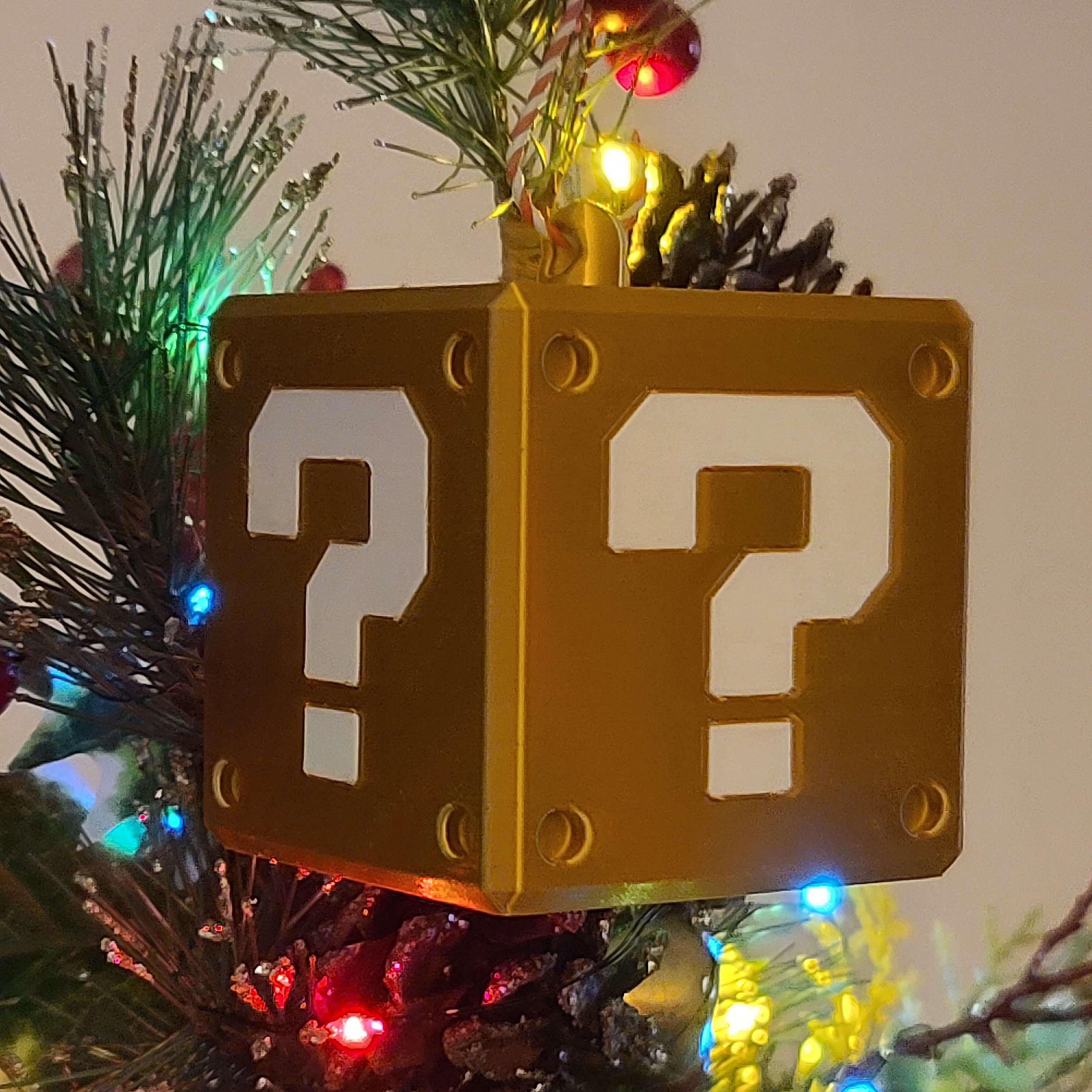 Christmas Ornament Mystery Cube - Gaming Inspired 3d model