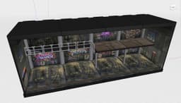 1/64 JDM Underground Garage Diorama "Midnight Apex" (STL + Printable Wall Textures) 3d model