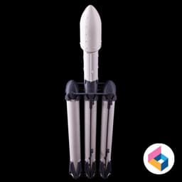 SpaceX Falcon heavy 3d model