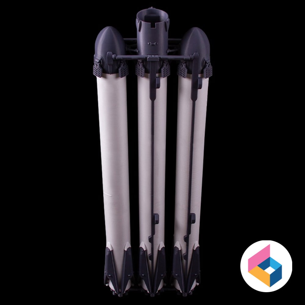 SpaceX Falcon heavy 3d model