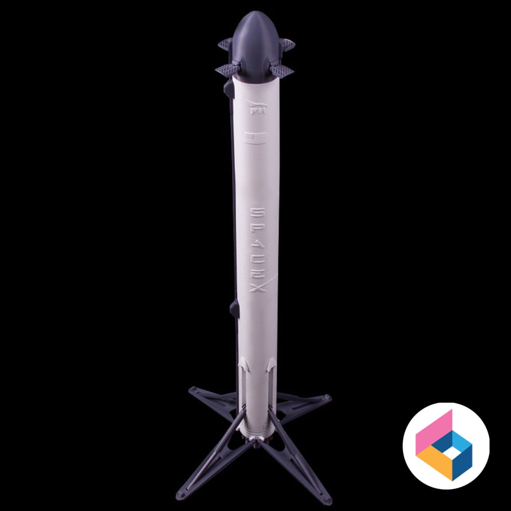 SpaceX Falcon heavy 3d model