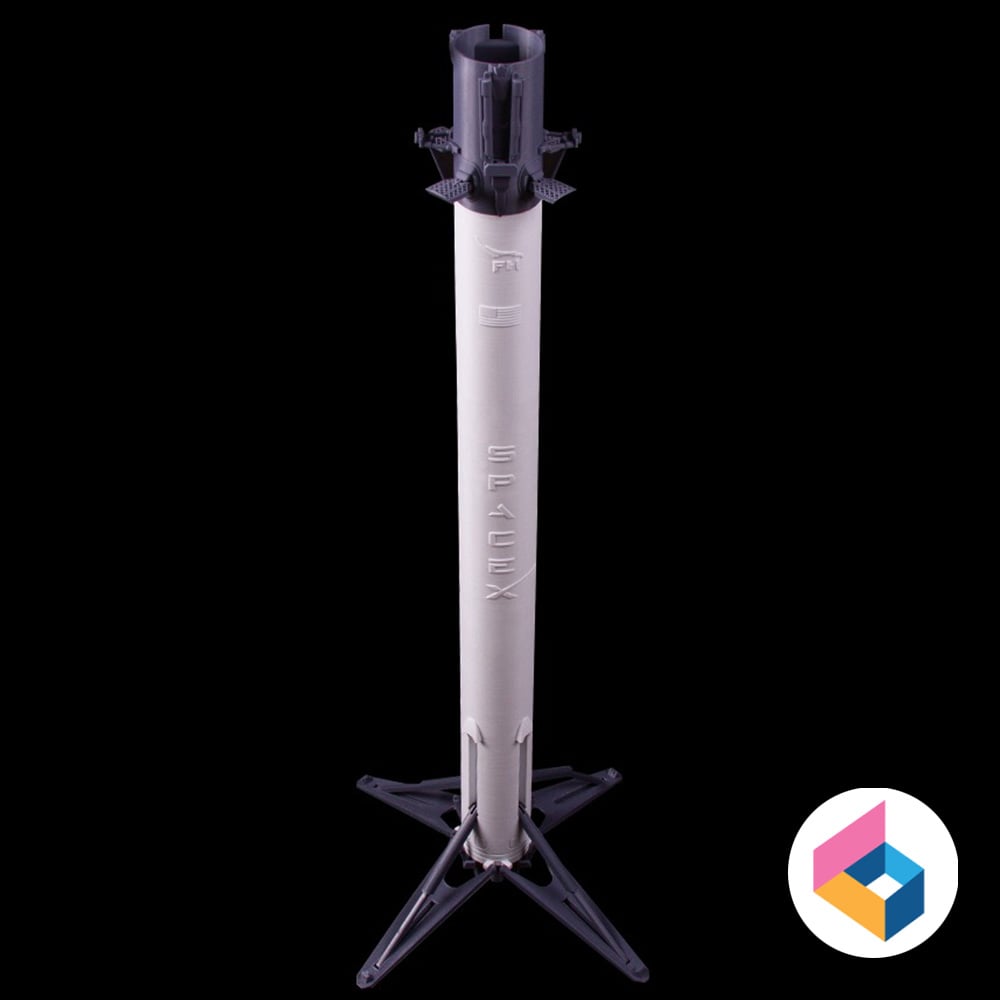 SpaceX Falcon heavy 3d model