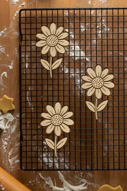 Flower Cookie Cutter, Biscuit Cutter 3d model