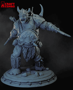 Ogre - D&D Miniature 3d model