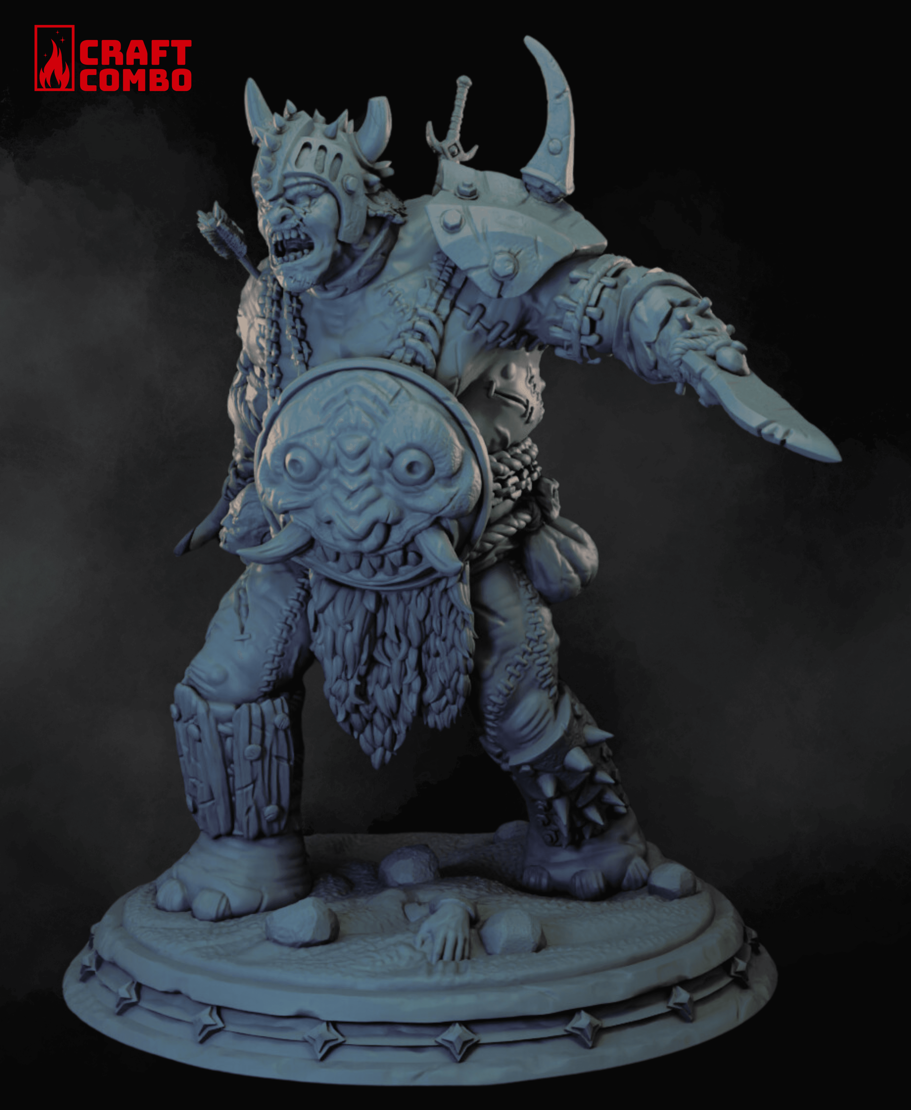 Ogre - D&D Miniature 3d model
