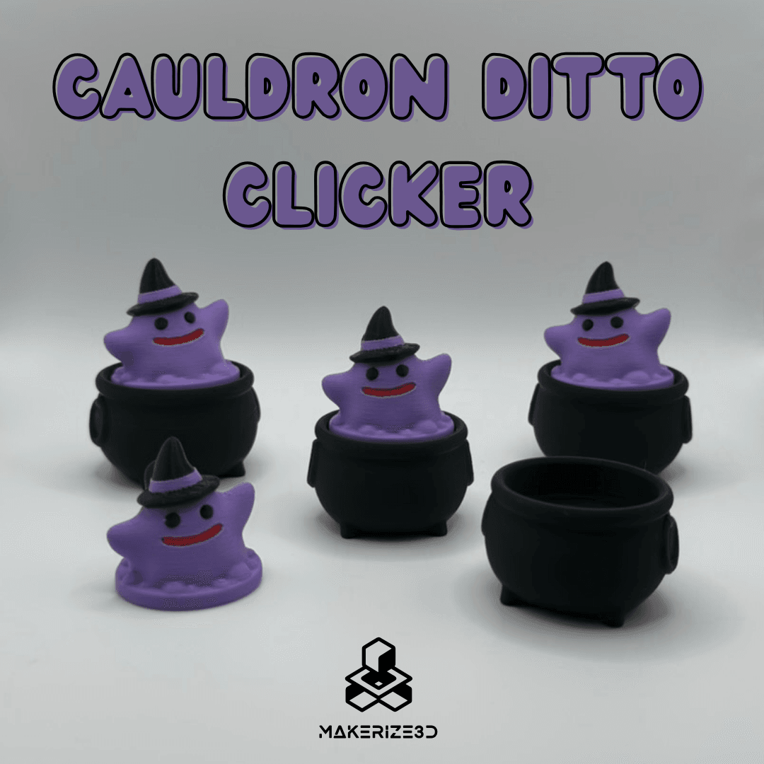Cauldron Ditto Clicker 3d model