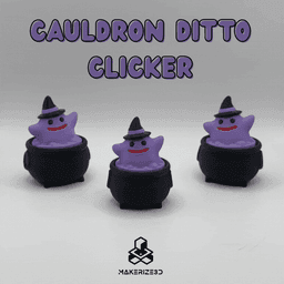 Cauldron Ditto Clicker 3d model