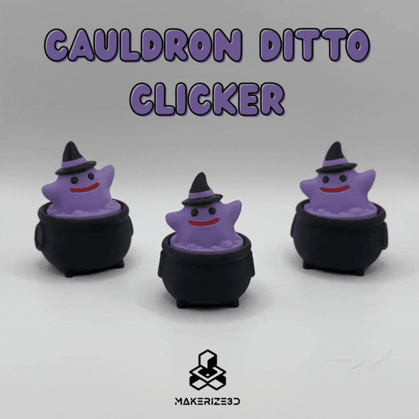 Cauldron Ditto Clicker 3d model