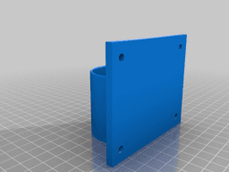 Surface Mount Dust Port for 1-7/8" Wet Dry Vacuum Hose 3d model