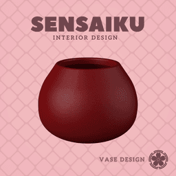 123. Cylinder - V85 Custom Vase Design - Ikebana Home Decoration 3d model