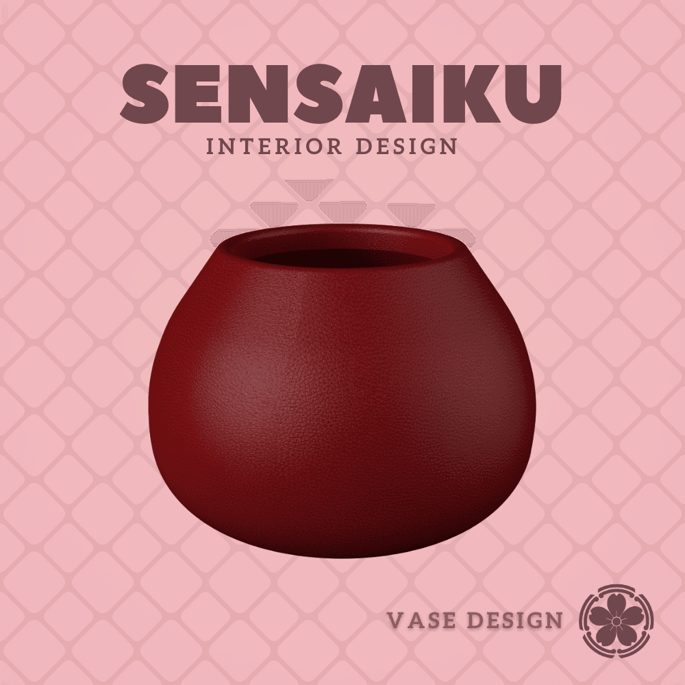 123. Cylinder - V85 Custom Vase Design - Ikebana Home Decoration 3d model