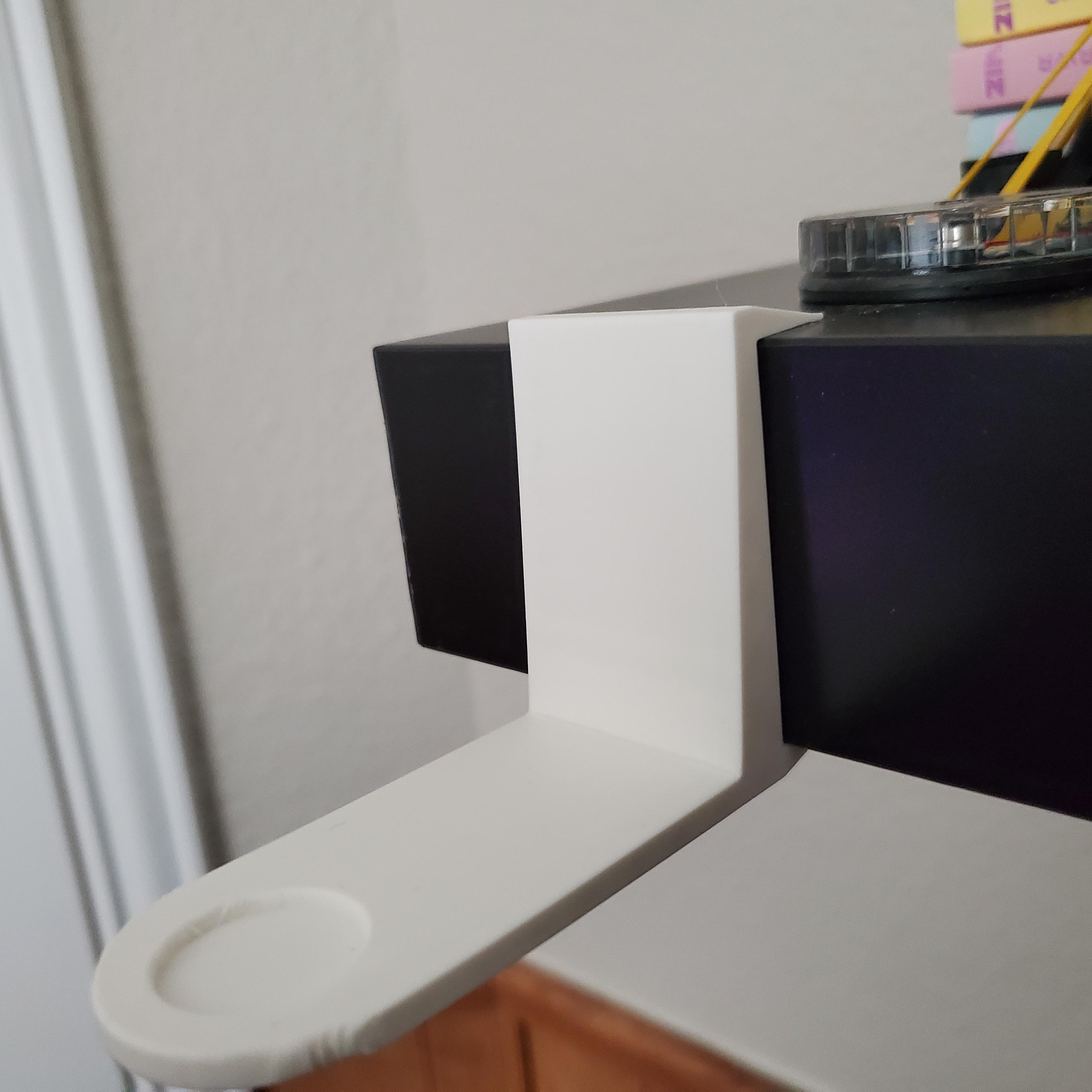 Pokeball Tin shelf for floating Ikea shelf 3d model