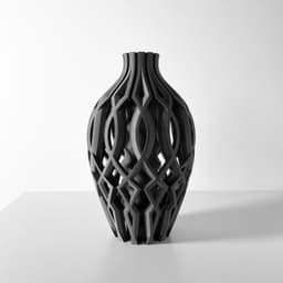 The Vista Vase, Modern and Unique Home Decor for Dried and Preserved Flower Arrangement | STL File 3d model