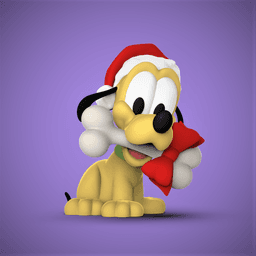 BabyPluto -Christmas 3d model