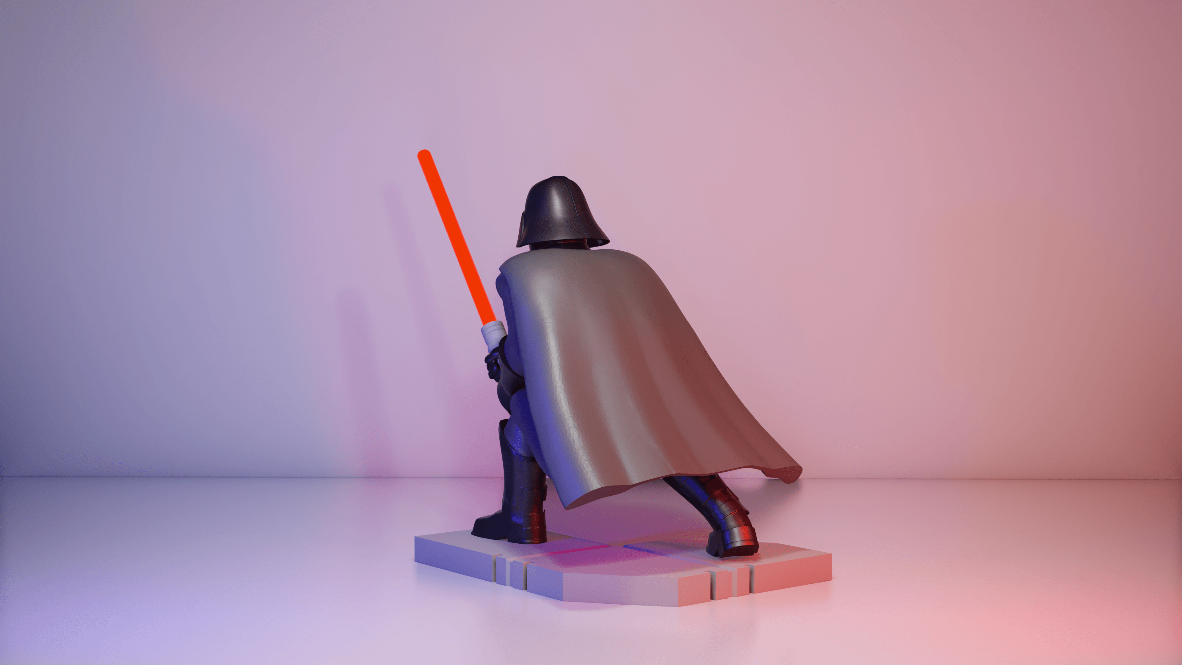 Darth Vader Multiparts! 3d model