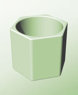 CH128-130 Stacking module bin for modern home decor 3d stl file 3d model