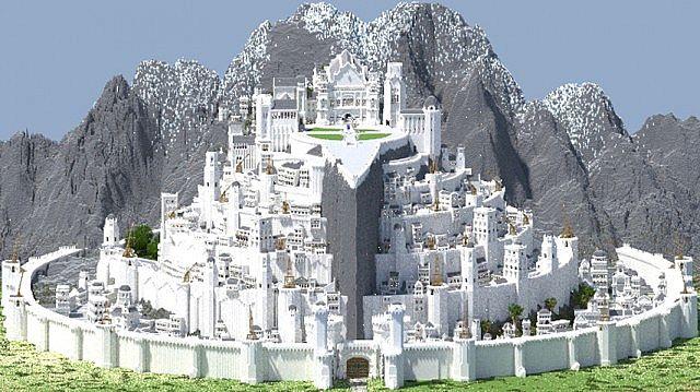 Minecraft Minas Tirith 3d model