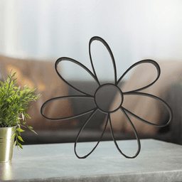 Flower Line Art, Modern, Minimalist 3d model