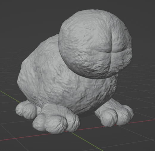 Fluffy Grunt 3d model