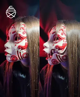 Geisha Mask 3d model