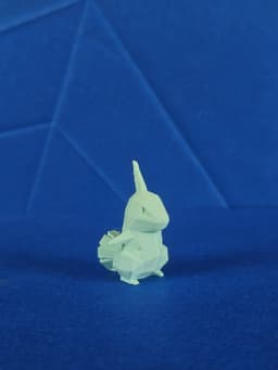 Larvitar Low Poly Pokemon 3d model