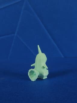 Larvitar Low Poly Pokemon 3d model