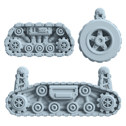 1:64 Scale 3D Printable Post-Apocalyptic Car Kitbashing Tabletop Bits 3d model