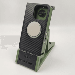 Folding Print-in-Place Stand Phone, Tablet, Laptop 3d model