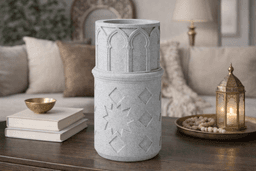 Moroccan Lattice Vase – Geometric Architectural Decor 3d model