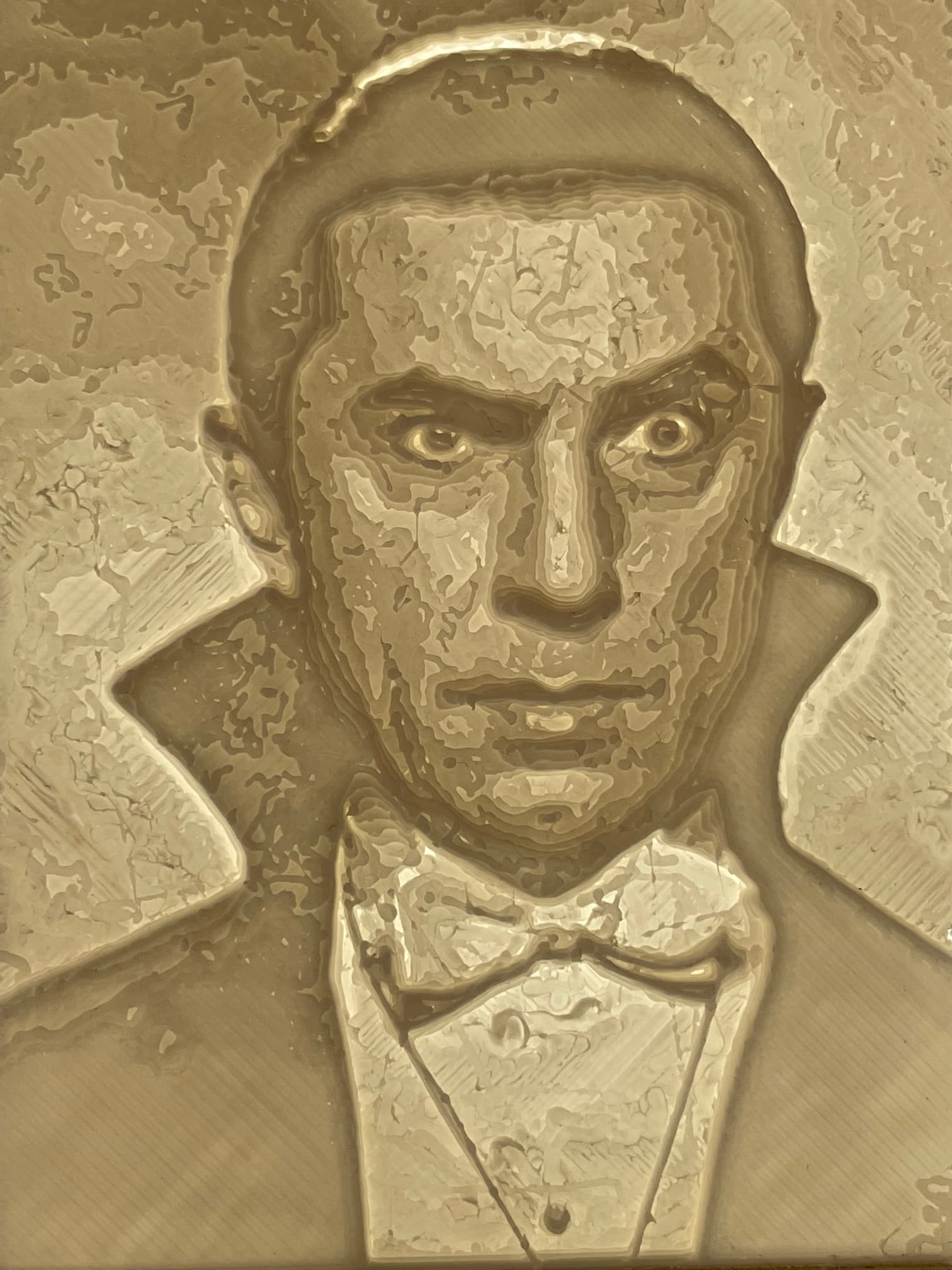 Lithophane Dracula Bela Lugosi 3d model