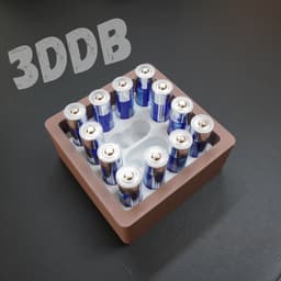 Battery Inserts - MagSquares 3d model