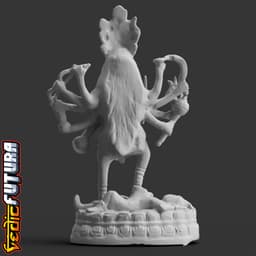 Maha Kali - Goddess of Time, Death and Doomsday 3d model