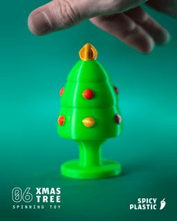 XMas Tree - Spinning toy 3d model
