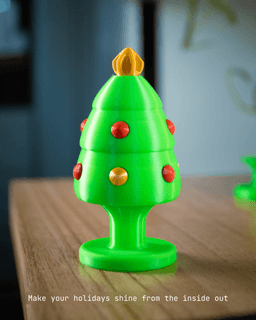XMas Tree - Spinning toy 3d model