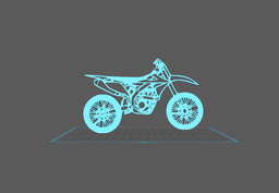 Suzuki - RMZ Wall Art 3d model