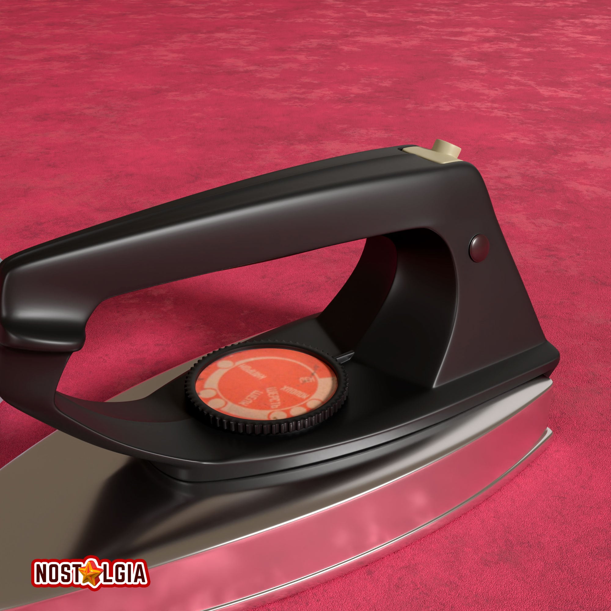Vintage Ironer with Stand 3d model