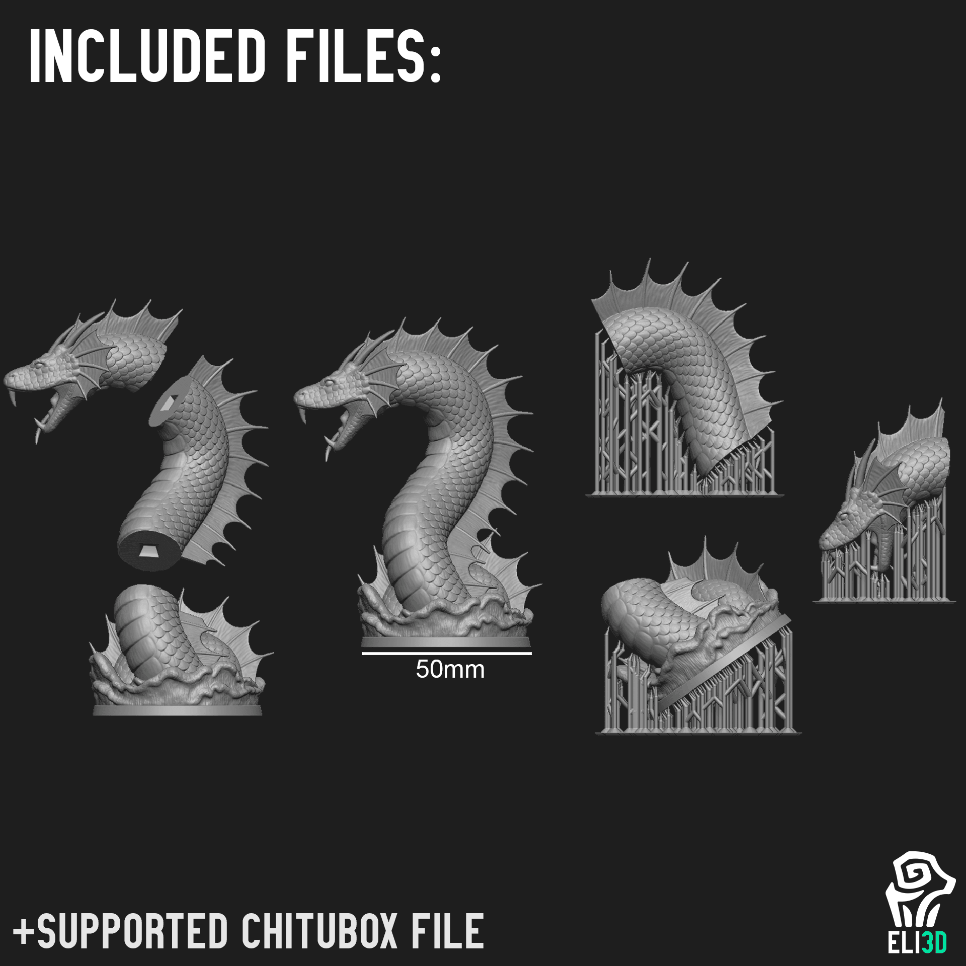 Sea Dragons 3d model