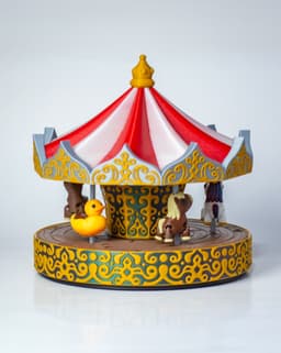 Carousel - Motorized merry go round 3d model