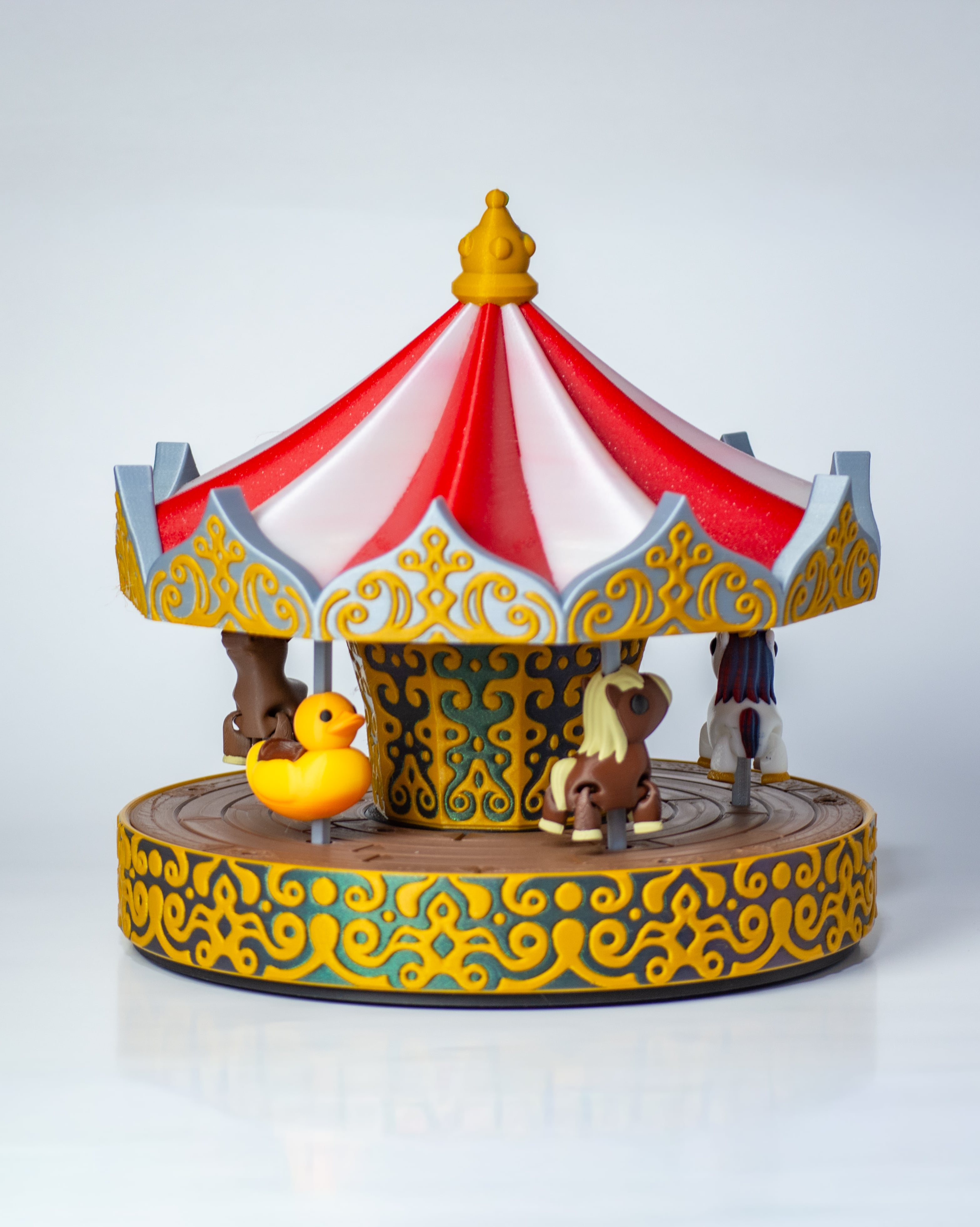 Carousel - Motorized merry go round 3d model